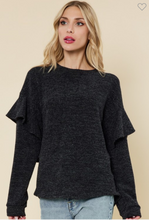 Load image into Gallery viewer, Ruffle Sleeve Sweater
