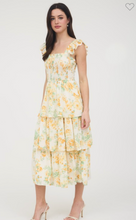 Load image into Gallery viewer, Yellow Floral Dress
