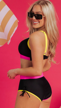 Load image into Gallery viewer, Black and Neon Bikini
