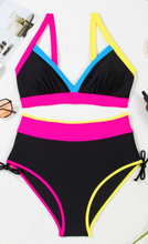 Load image into Gallery viewer, Black and Neon Bikini
