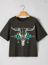 Load image into Gallery viewer, Cow Skull Graphic
