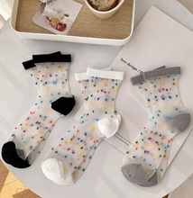 Load image into Gallery viewer, Mesh Dot Socks
