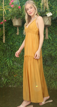 Load image into Gallery viewer, Mustard Summer Dress
