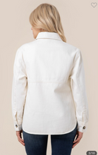 Load image into Gallery viewer, White Denim Shacket
