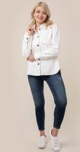 Load image into Gallery viewer, White Denim Shacket
