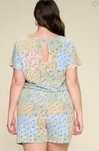 Load image into Gallery viewer, Floral Patchwork Romper
