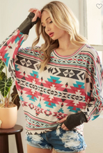 Load image into Gallery viewer, Colorful Aztec Long Sleeve
