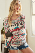 Load image into Gallery viewer, Colorful Aztec Long Sleeve
