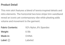 Load image into Gallery viewer, Tennis Skort
