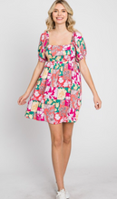 Load image into Gallery viewer, Fuschia Patchwork Dress
