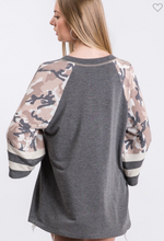 Load image into Gallery viewer, Camo Detail Shirt
