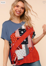 Load image into Gallery viewer, Patriotic Color Block

