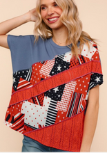 Load image into Gallery viewer, Patriotic Color Block
