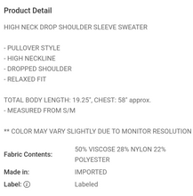 Load image into Gallery viewer, Chelsea Sweater
