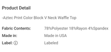 Load image into Gallery viewer, Turquoise Aztec Detail Top
