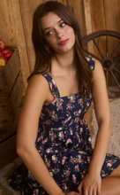 Load image into Gallery viewer, Navy Dainty Floral Dress
