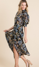 Load image into Gallery viewer, Sheer Bodice Floral Dress
