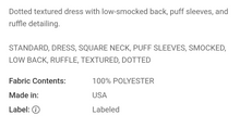 Load image into Gallery viewer, Blue Swiss Dot Dress
