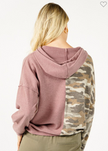 Load image into Gallery viewer, Camo Mauve Hoodie
