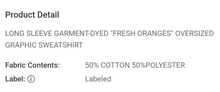 Load image into Gallery viewer, Orange 🍊 Sweatshirt 🍊
