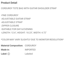 Load image into Gallery viewer, Corduroy Cross Body
