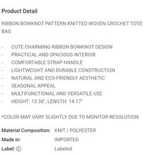 Load image into Gallery viewer, Bow Tote
