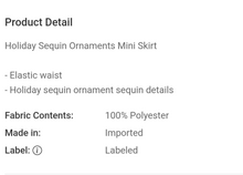 Load image into Gallery viewer, Holiday Skirt
