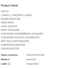 Load image into Gallery viewer, Gingerbread Man Sweater
