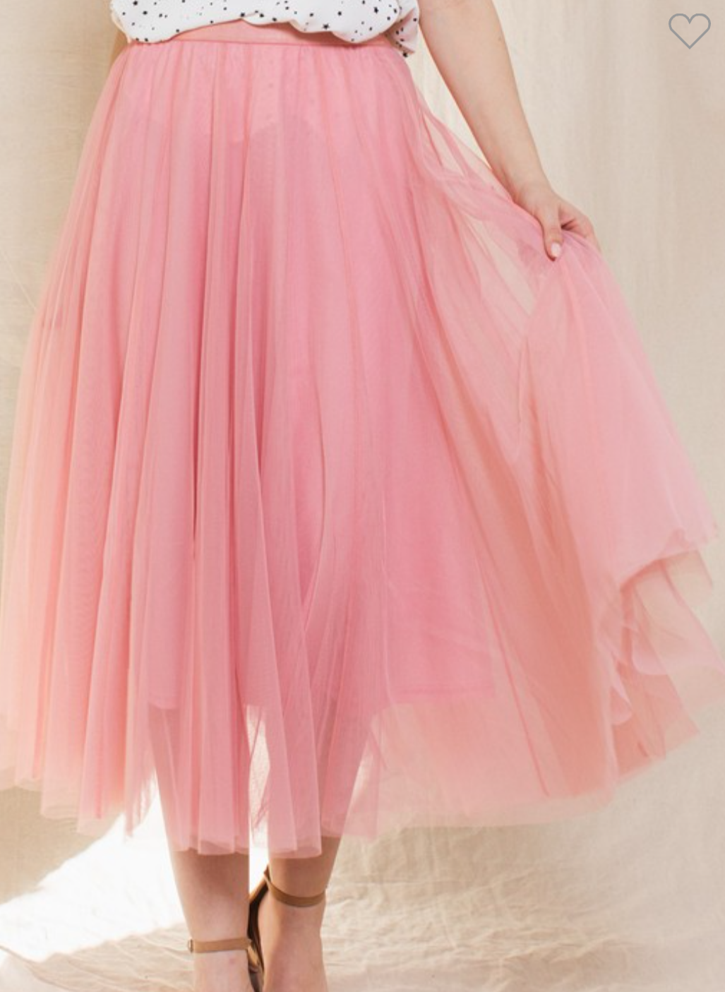 Tulle Skirt (2 color options)