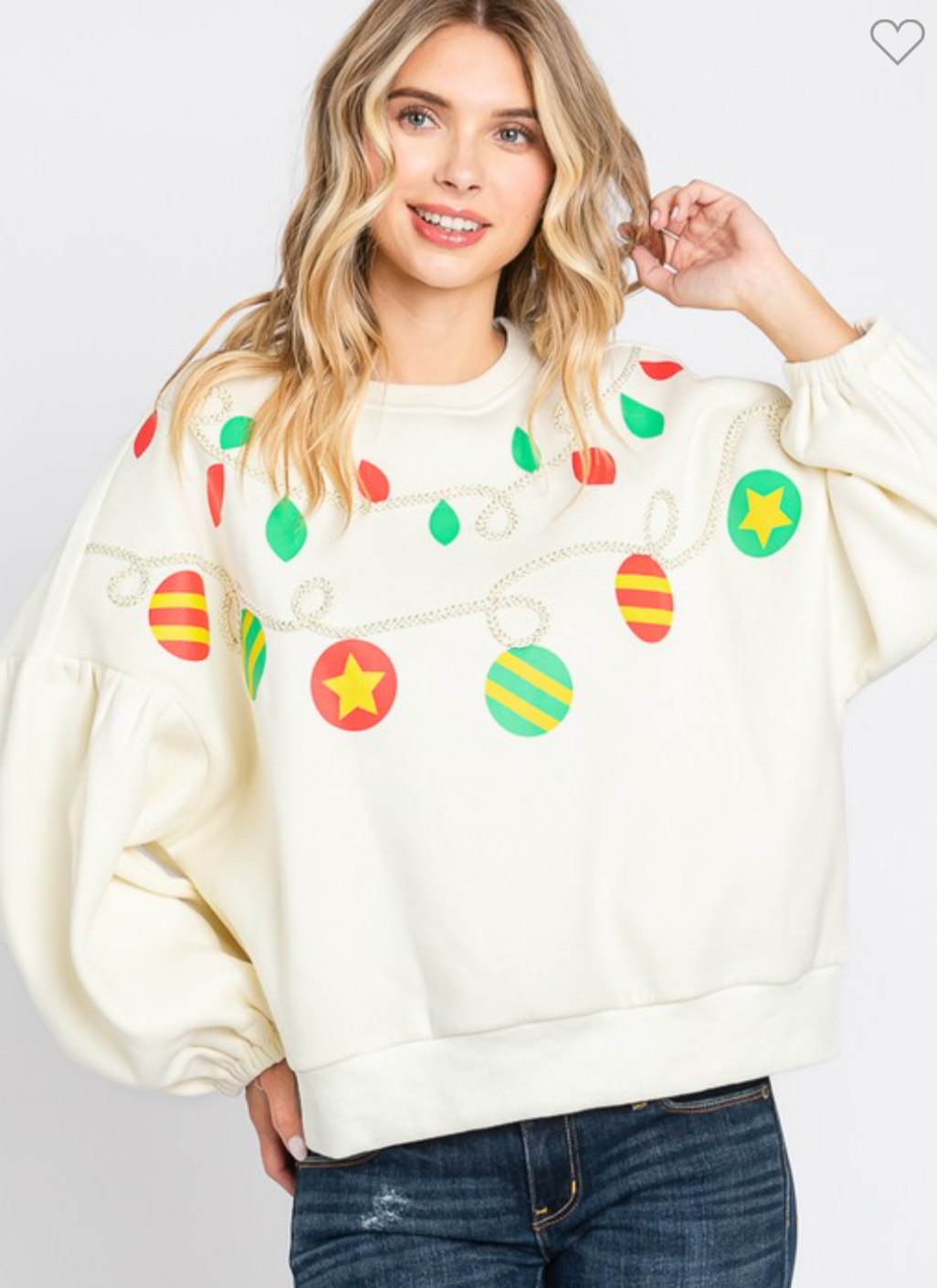 Christmas Lights Sweatshirt