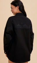 Load image into Gallery viewer, Embroidered Shacket
