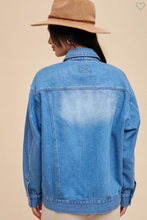 Load image into Gallery viewer, Oversized Denim Jacket
