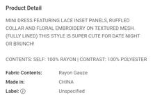 Load image into Gallery viewer, Mauve Embroidery Detail Dress
