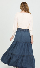 Load image into Gallery viewer, Denim Front Slit Skirt

