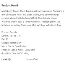 Load image into Gallery viewer, Tear Drop Necklace
