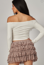 Load image into Gallery viewer, Ruffle Short (available in 2 colors)
