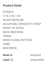 Load image into Gallery viewer, Mixprint Floral Dress.
