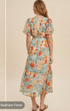 Load image into Gallery viewer, Seafoam Floral Dress
