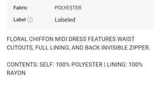 Load image into Gallery viewer, Seafoam Floral Dress
