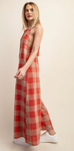 Load image into Gallery viewer, Checkered Print Overall
