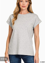 Load image into Gallery viewer, Folded Sleeve Tee
