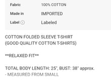 Load image into Gallery viewer, Folded Sleeve Tee
