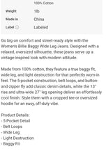 Load image into Gallery viewer, Billie Wideleg Denim
