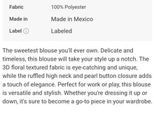 Load image into Gallery viewer, Ruby Blouse
