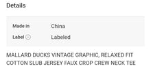 Load image into Gallery viewer, Favorite Mallard Tee
