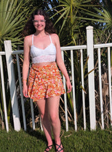 Load image into Gallery viewer, Orange Floral Skort
