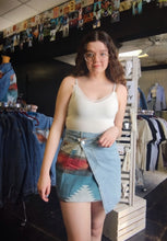 Load image into Gallery viewer, Aztec &amp; Denim Skirt
