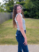 Load image into Gallery viewer, Tank with Ruffle Sleeve (3 color options)
