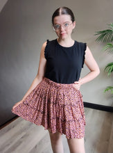 Load image into Gallery viewer, Pink &amp; Leopard Mini Skirt
