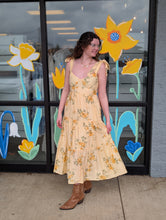 Load image into Gallery viewer, Yellow Floral Dress
